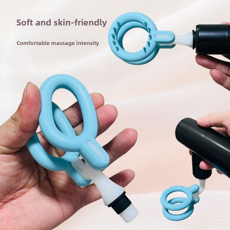 Home Gym Yoga - Weicher Silikon-Ersatzadapter in L-Form für Massagegeräte