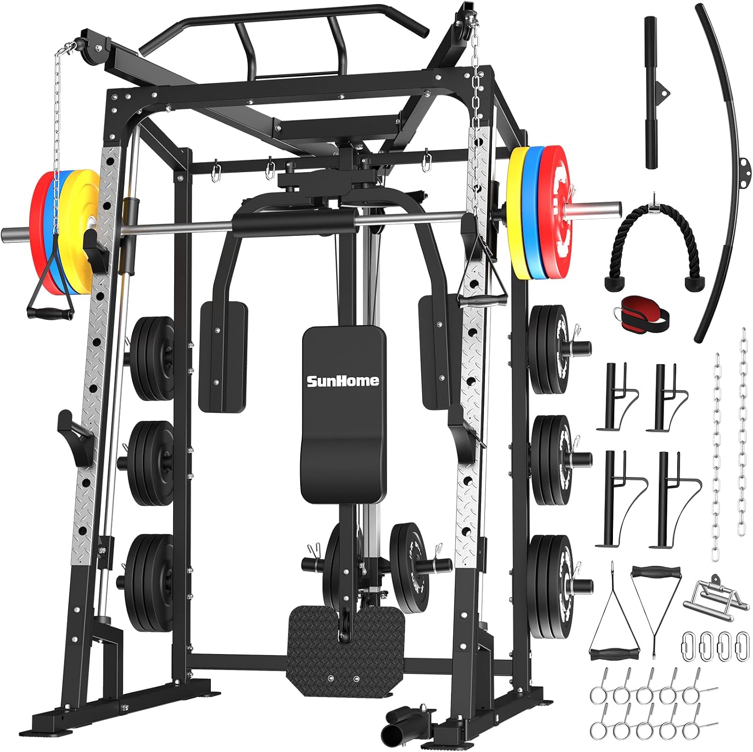 Lat Pulldown Cable - Smith Machine Power Cage, 2000 LBS