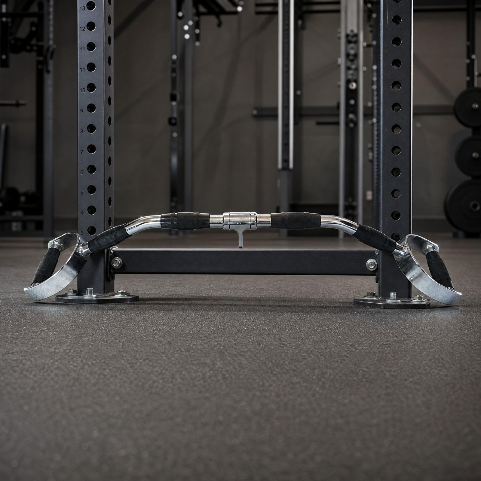Lat Pulldown Cable - Krafttrainings-Kabelgriff mit Strukturierter Oberfläche, Latzug-Griff, Stahlrahmen,