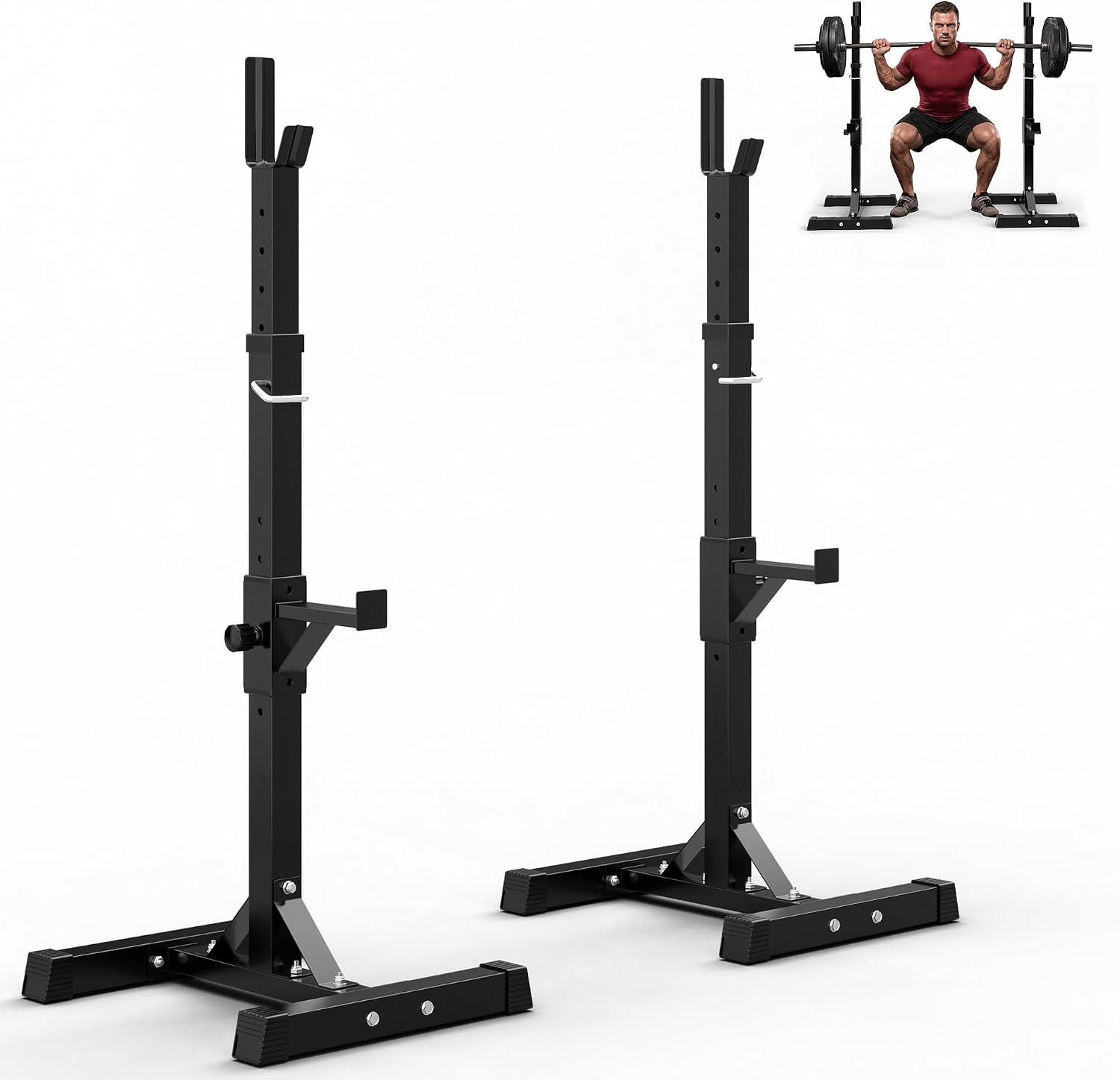 Home Gym Portable - Verstellbare Squat-Racks für das Heim-Fitnessstudio –
