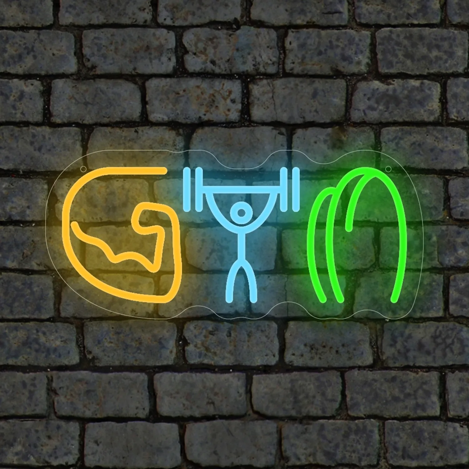 Gym Neon-Schild Gewichtheben M – Home Gym Neon Sign Bewertung und Preis