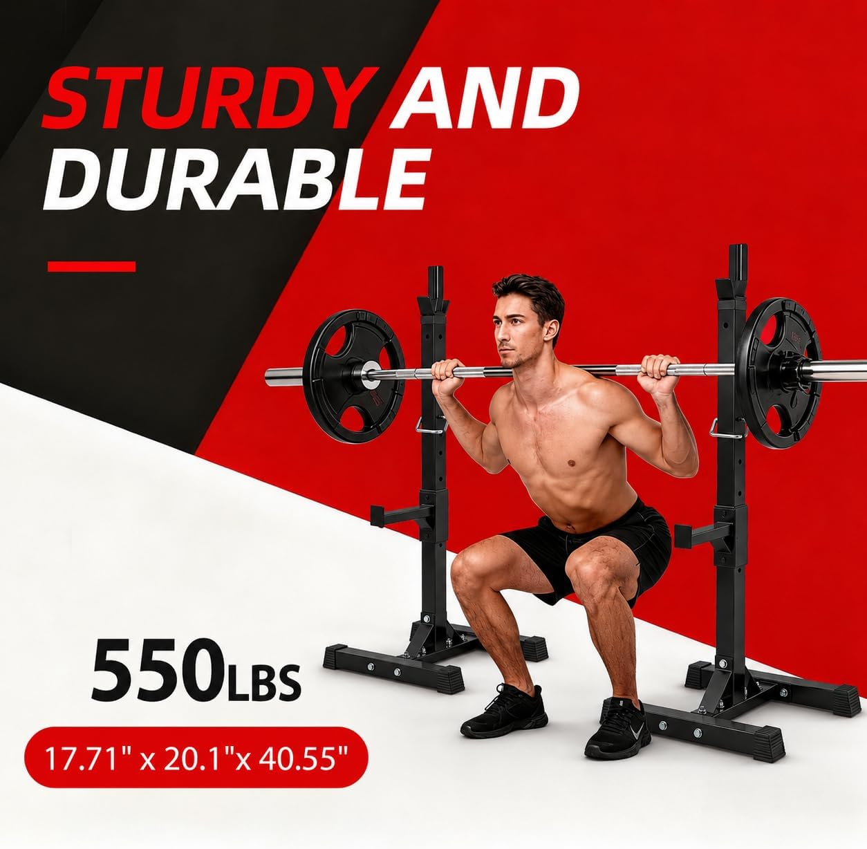 Verstellbare Squat-Racks für d – Home Gym Portable Bewertung und Preis