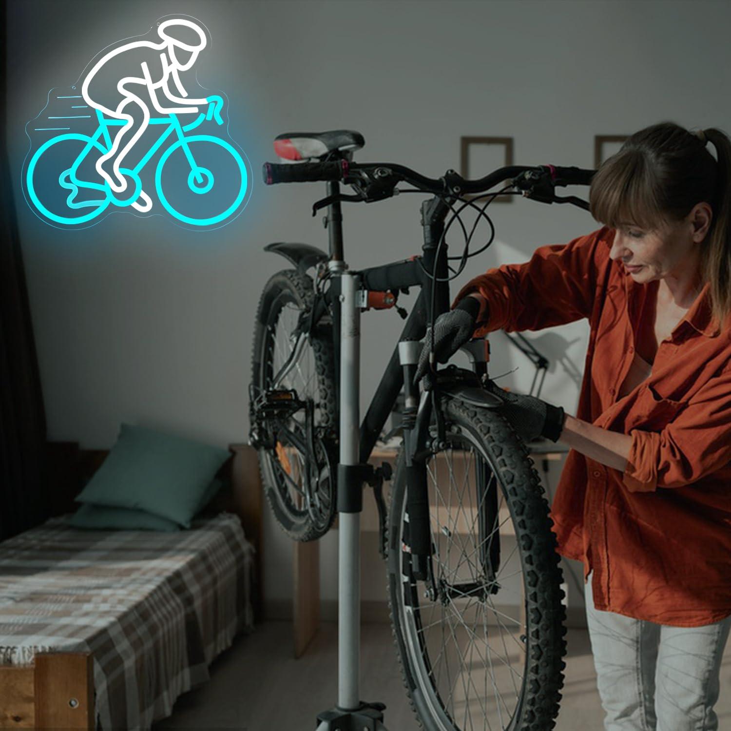 Fahrradfahrer Neon-Schild Dimm – Home Gym Neon Sign Bewertung und Preis