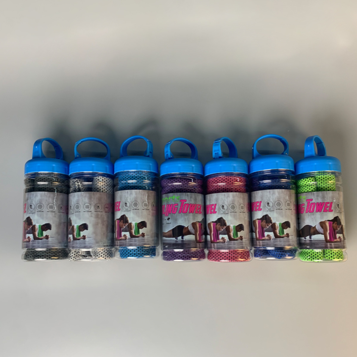 Tragbares Kühl-Sporttuch-Set,  – Home Gym Portable Bewertung und Preis