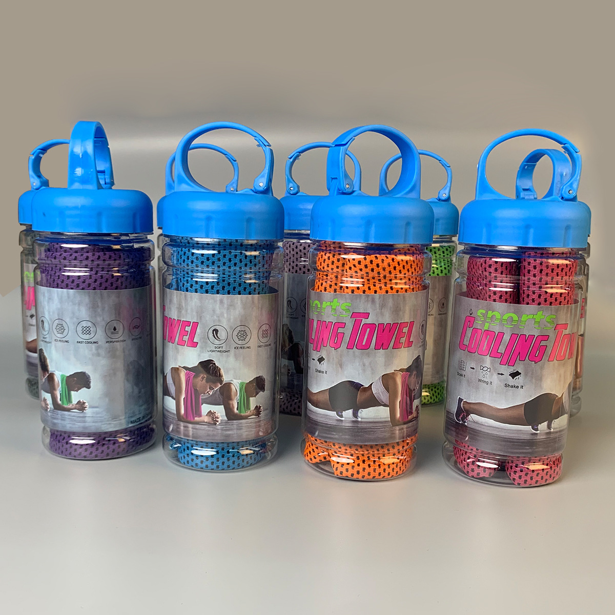Tragbares Kühl-Sporttuch-Set,  – Home Gym Portable Bewertung und Preis