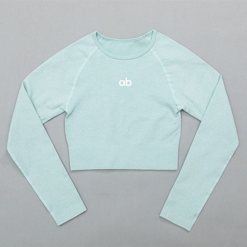 Damen-Rippstrick-Crop-Top mit  – Home Gym Yoga Bewertung und Preis